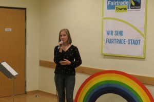 Svenja bei einem Auftritt